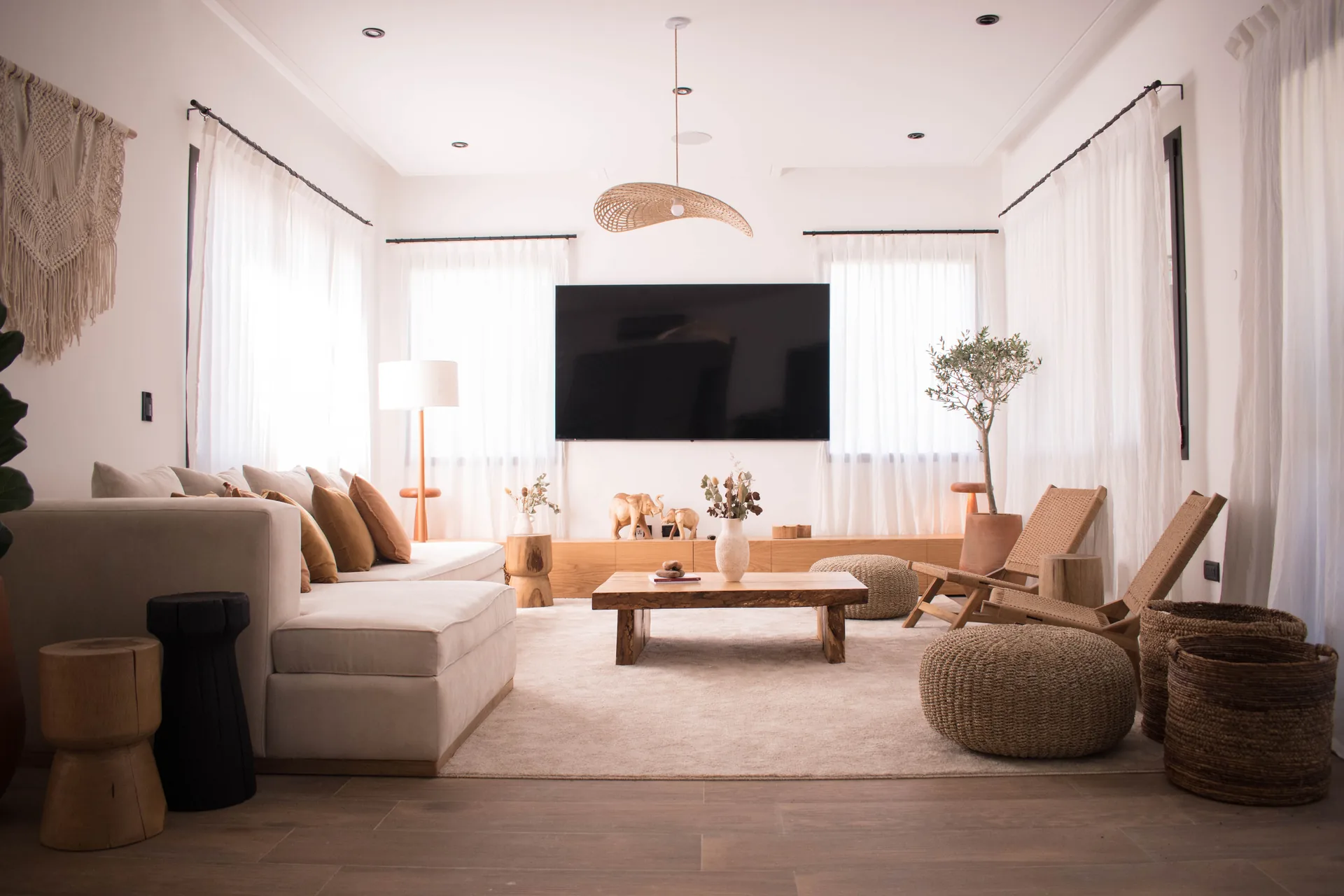 Living del proyecto Hudson