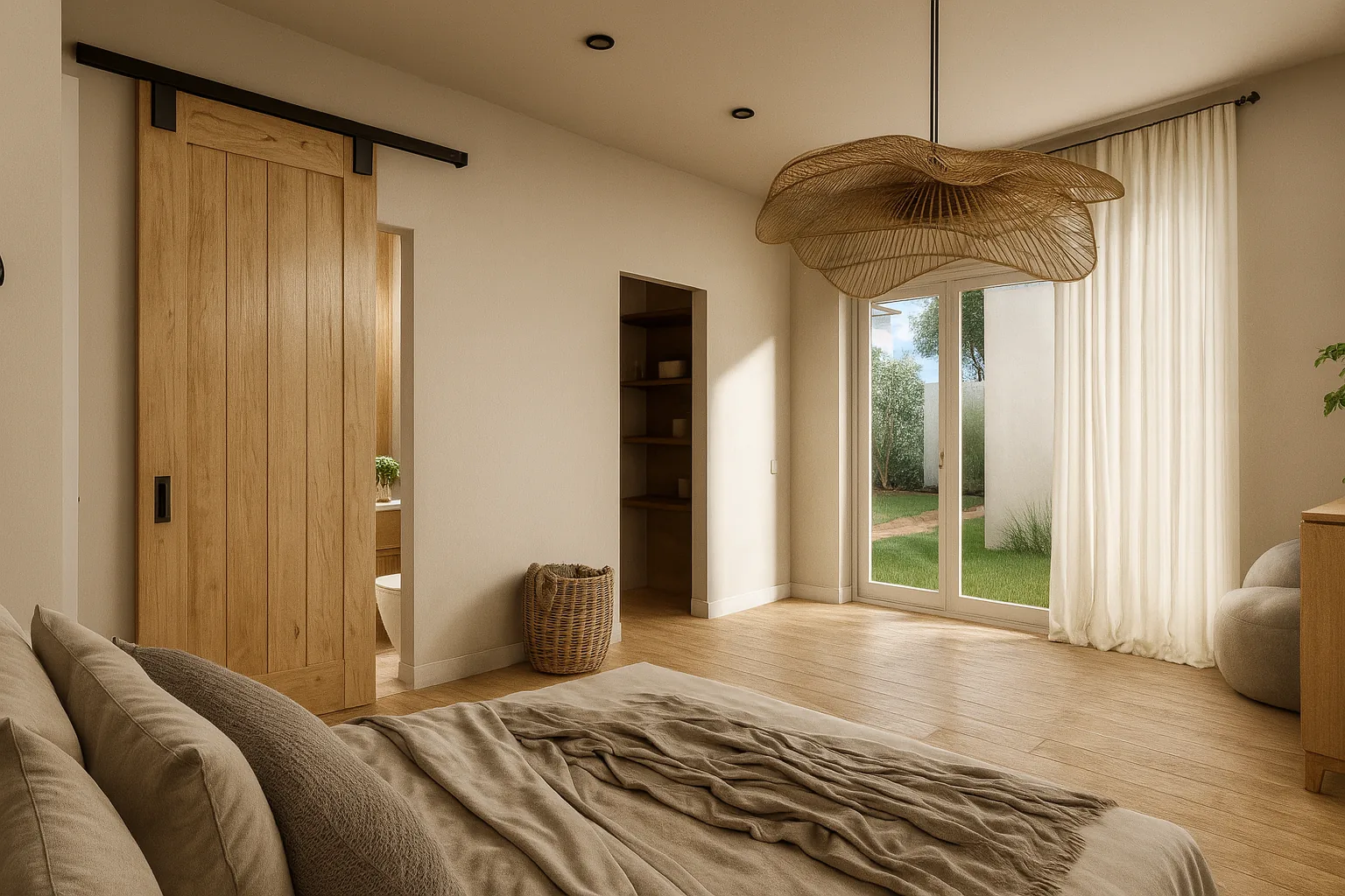 Dormitorio principal del proyecto Trenque Lauquen