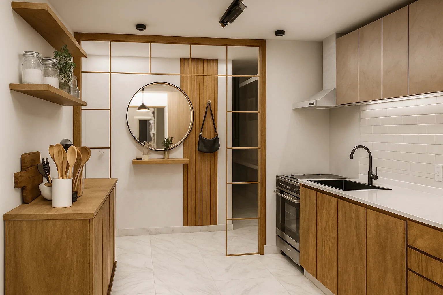 Cocina del proyecto Villa Luzuriaga
